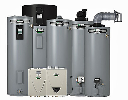 Water heaters ao smith residential commerical dealer repair